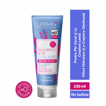 Sampon - Șampon Hidratant cu Acid Hialuronic și Colagen 250 ml Urban