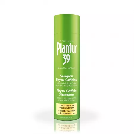 Ingrijire Corp - Șampon pentru păr vopsit și deteriorat Phyto-Caffeine Plantur 39 250 ml