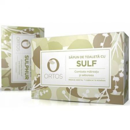 Produse autohtone - Sapun de toaleta cu sulf, 100 g