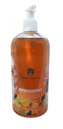 PRODUSE - Sapun lichid cu Galbenele si Uleiuri naturale, 500 ml
