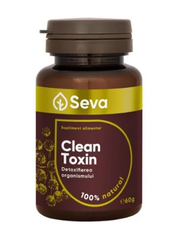 Boli hormonale și de nutriție - Seva Clean Toxin X 60 Comprimate