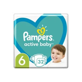 Multivitamine si minerale copii - Scutece Active Baby Mărimea 6, 13-18 kg, 32 bucăți