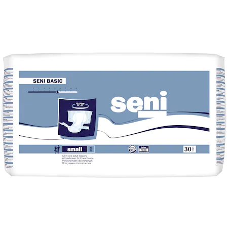 Incontinență urinară - Scutece Adulti Seni Basic S, 30 bucati