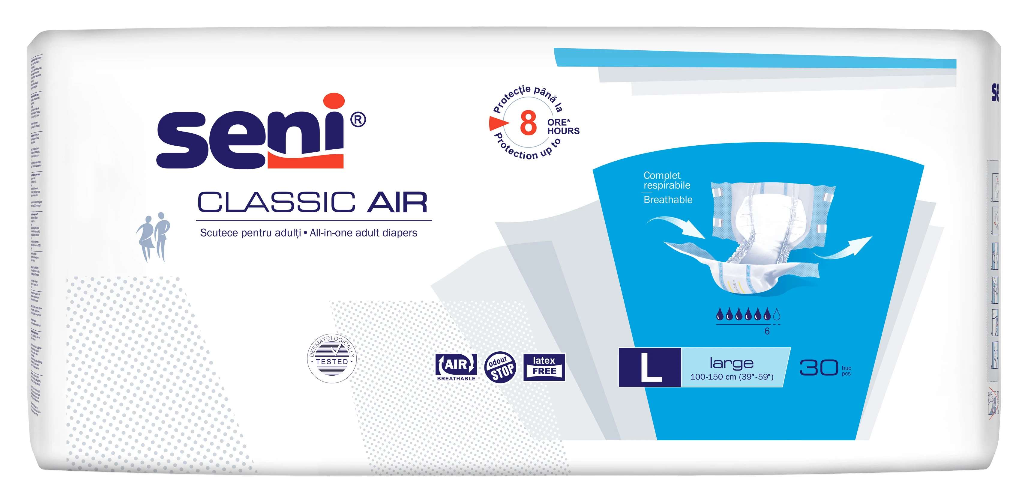 Scutece Seni Classic Air L X 30Buc