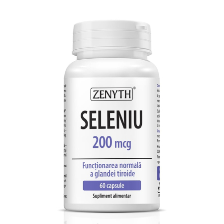 Vitamine Si Suplimente - Seleniu 200 mcg 60 capsule Zenyth