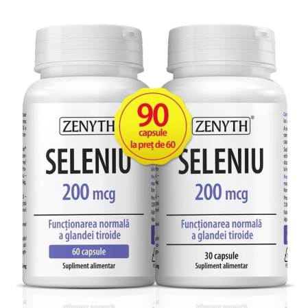 Multivitamine si minerale adulti - Seleniu 200 mcg Zenyth 60+30 capsule