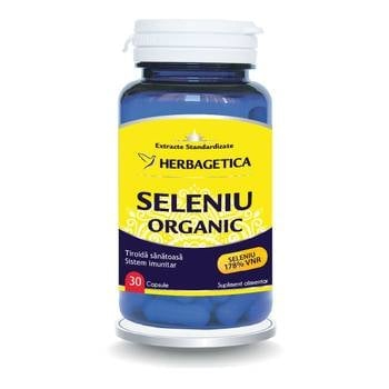 Multivitamine si minerale adulti - Seleniu Organic 30 capsule Herbagetica