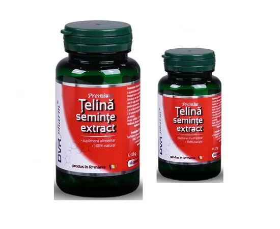 PRODUSE - Semințe de țelină 60 capsule + 30 capsule DVR PHARM