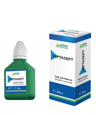 PRODUSE - Septasept Iod povidona 30 ml, ADYA GREEN