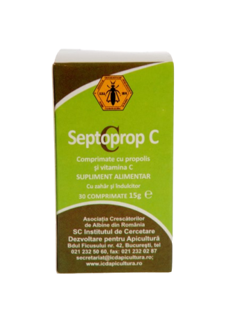 Multivitamine si minerale adulti - Septoprop C 30 comprimate Institutul Apicol