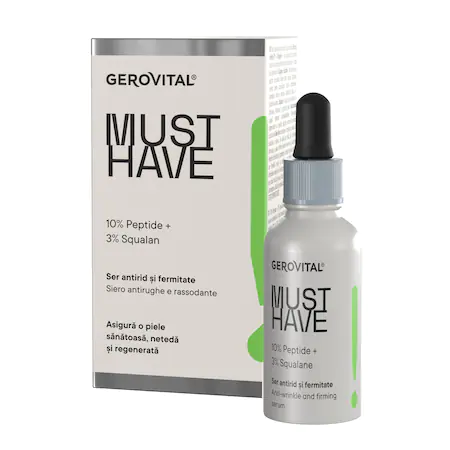 Ingrijire Fata - Ser antirid și fermitate Gerovital Must Have 30 ml
