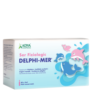 Ingrijire Fata - Ser fiziologic Delphi-Mer 5 ml, 40 monodoze