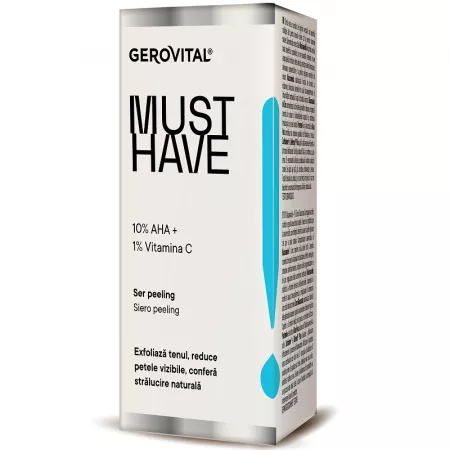 Ingrijire Fata - Ser peeling Gerovital Must Have 30 ml
