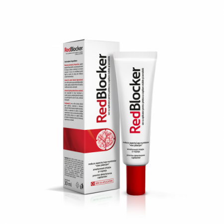 Pielea mea , frumoasă și îngrijită - RedBlocker ser cu aplicator pentru pielea cu capilare vizibile si sensibila, 30 ml