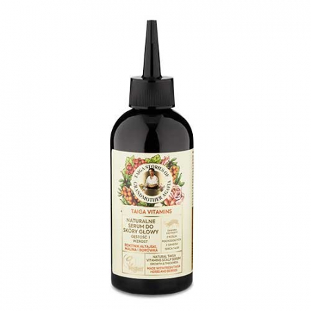 Ingrijire Personala - Bunica Agafia Ser vitaminizant natural cu fructe de padure pentru scalp, 170 ml