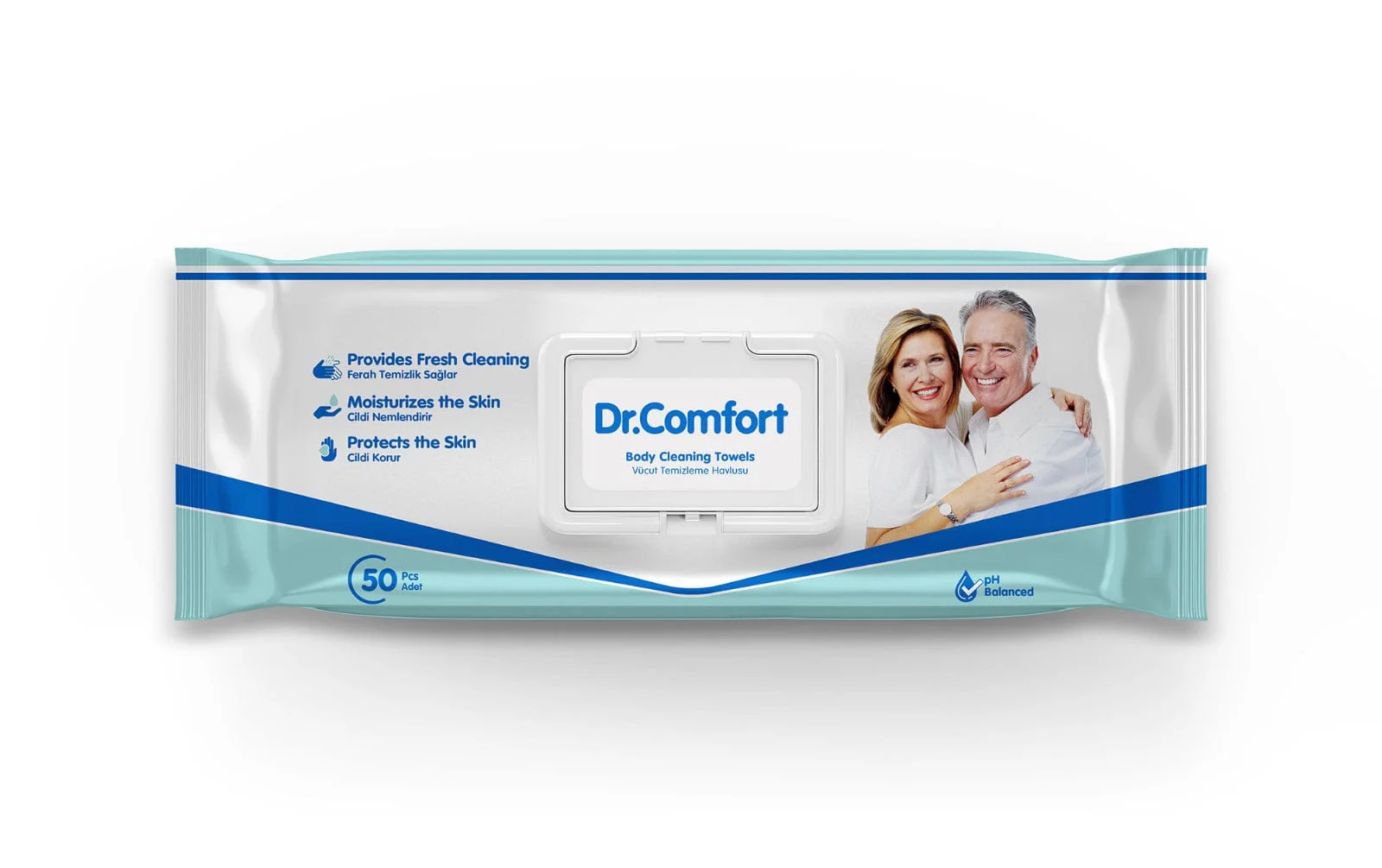 Aparatura Medicala - Șervețele Umede Adulți Dr. Comfort 50 bucăți