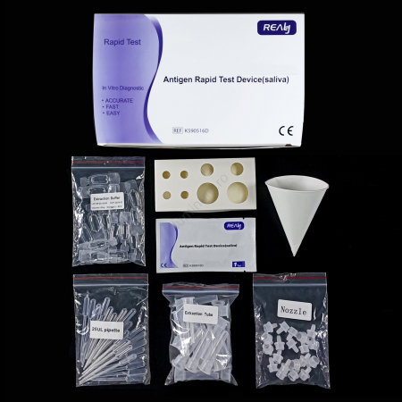Realy Tech Test rapid Antigen Covid-19 (SARS-Cov2 in saliva), set cu 5 kituri [3]