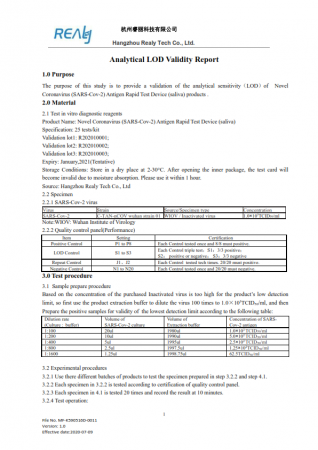 Realy Tech Test rapid Antigen Covid-19 (SARS-Cov2 in saliva), set cu 5 kituri [8]