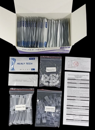 SET x 5 buc Kit Test Antigen Covid -19 rapid din saliva Realy Tech [1]