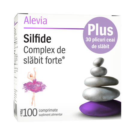 Silfide Complex De Slăbit Forte 100 comprimate + Ceai De Slăbit 30 plicuri [1]