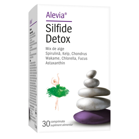 Multivitamine si minerale adulti - Silfide Detox 30 comprimate, Alevia