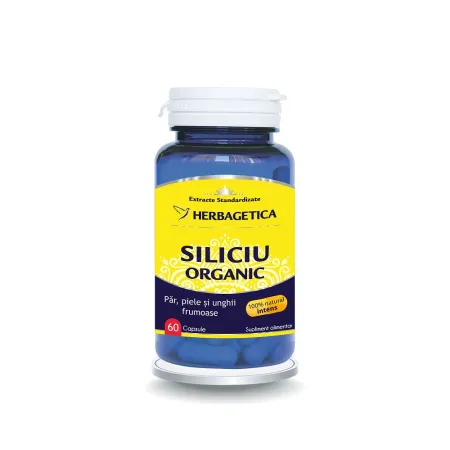 Multivitamine si minerale adulti - Siliciu Organic 60 capsule HERBAGETICA