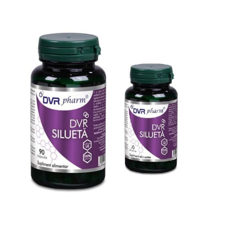 Digestie si tranzit - Silueta 90 + 30 capsule DVR Pharm - pachet 120 capsule