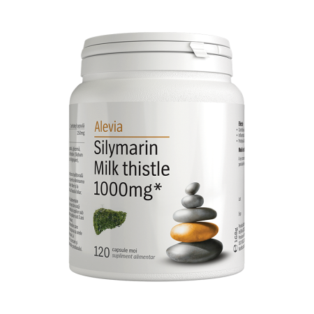 Suplimente alimentare - Silymarin Milk Thistle 1000mg* - 120 capsule moi