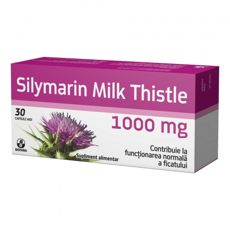PRODUSE - Silymarin Milk Thistle 1000 mg, 30 capsule moi