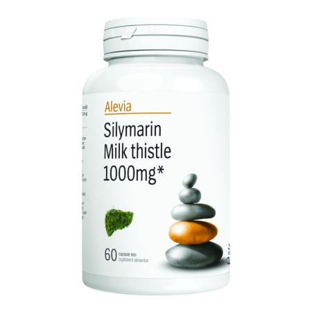 Suplimente alimentare - Silymarin Milk Thistle 1000mg* - 60 capsule moi