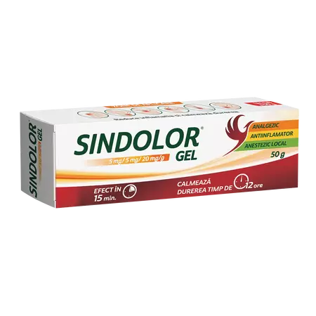 Reumatologie si Traumatisme - Sindolor Gel, 50 G