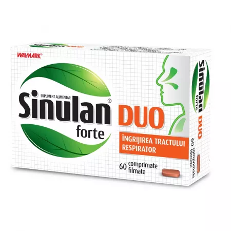 Vitamine Si Suplimente - Sinulan Duo Forte 60 tablete Walmark