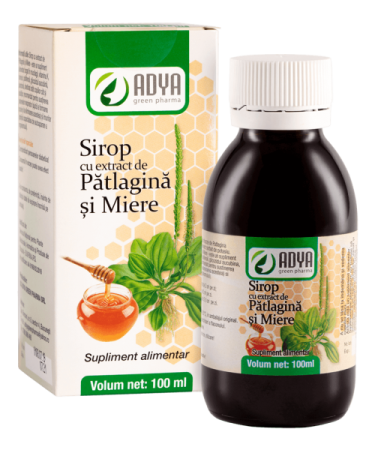 Siropuri de tuse - Sirop Cu Extract De Patlagina Si Miere X 100Ml