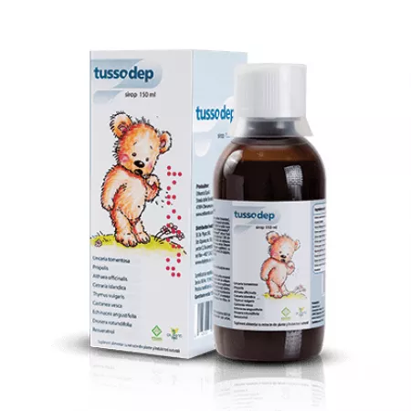 Sucuri si Siropuri Naturale - Sirop de tuse pentru copii Tussodep 150 ml