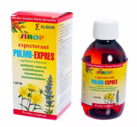 PRODUSE - Sirop expectorant Pulmo-Expres, 200 ml