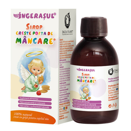 Vitamine si suplimente - Sirop Creste Pofta De Mancare Ingeras X 200ML - Dacia Plant