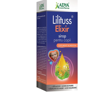 Sirop Lilituss Elixir Fara Zahar Copii X 180ML - Adya