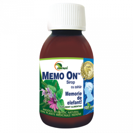 Vreau să țin minte! - Memo On sirop, 100 ml