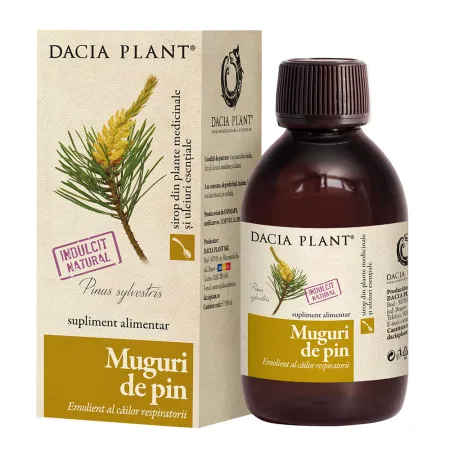 Sucuri si Siropuri Naturale - Sirop Muguri de Pin 200 ml, Dacia Plant