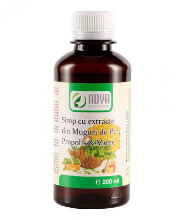 PRODUSE - Sirop Cu Extracte Din Muguri De Pin, Propolis & Miere X 200ML