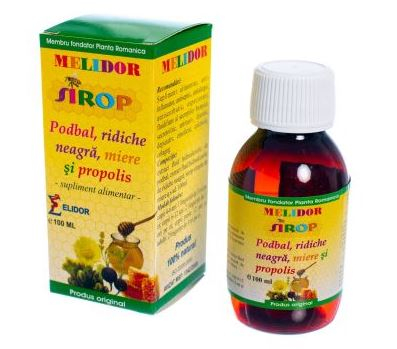 Tulburări gastrointestinale - Sirop Podbal cu Ridiche Neagra Miere si Propolis, 200 ml
