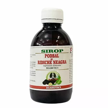 Diabet - Sirop Potbal și Ridiche Neagră pentru Diabetici 200 ml Elidor