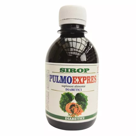 " Sunt prea dulce..."( Diabet zaharat) - Sirop Pulmo-Expres diabetici , 200ml