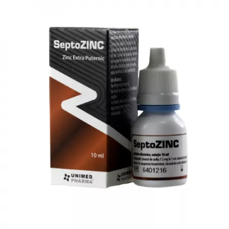 PRODUSE - SeptoZinc Solutie Izotonica, 10 ml