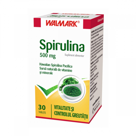 PRODUSE - W-Spirulina 500Mg X 30 Tablete