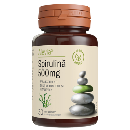 Suplimente alimentare - Spirulină 500mg 30 comprimate