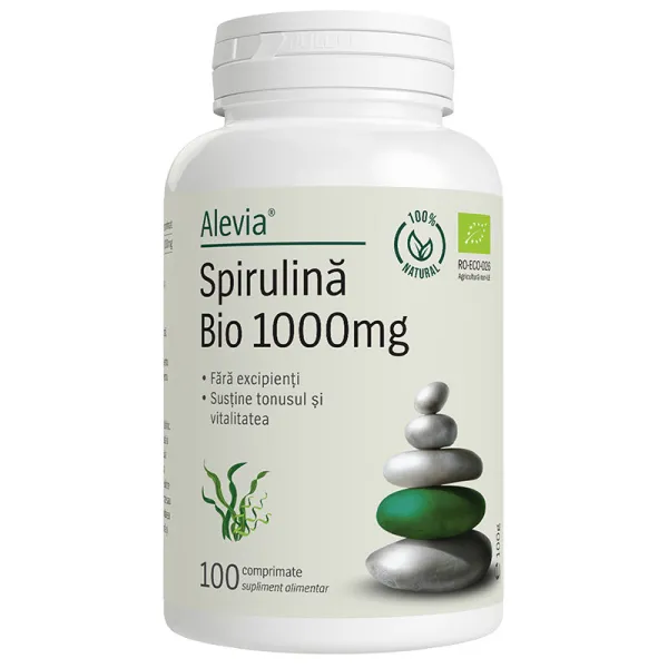 Alergii - Spirulina Bio 1000 mg 100 comprimate Alevia