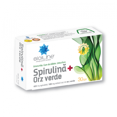 Aștept un bebeluș! - Spirulina Orz verde - Actiune, indicatii, pret