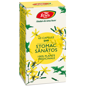 Produse autohtone - Stomac sănătos (D49), 63 capsule