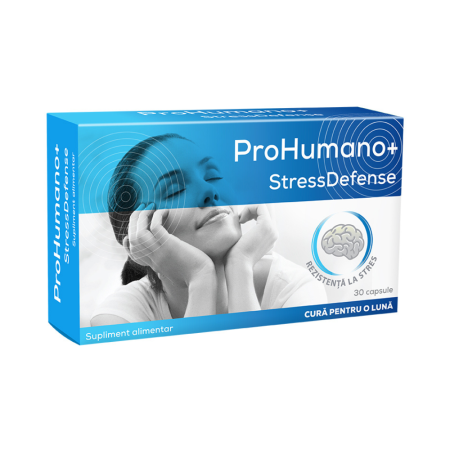 Multivitamine si minerale adulti - StressDefense X 30Cps - ProHumano+